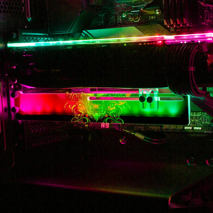 Immortal Tiger RGB GPU Support Bracket - Daniele Caruso - V1Tech
