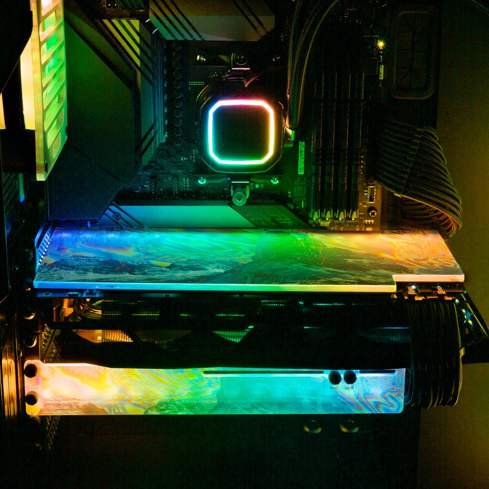 Invisible Spectrum RGB GPU Backplate - Guedda HM - V1Tech