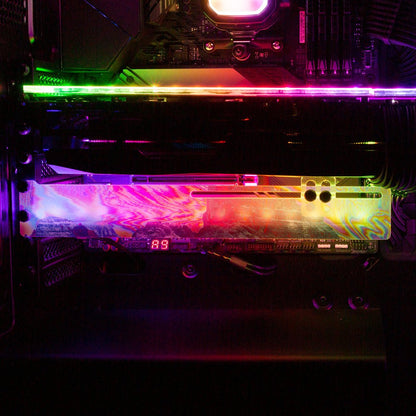 Invisible Spectrum RGB GPU Support Bracket - Guedda HM - V1Tech