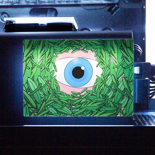 Jungle Eye RGB SSD Cover Horizontal - Javilostcontrol - V1Tech