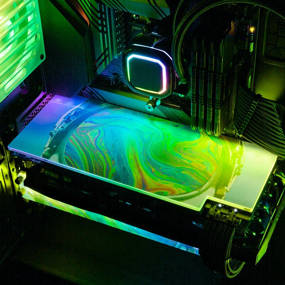 Just A Chemical RGB GPU Backplate - Seamless - V1Tech