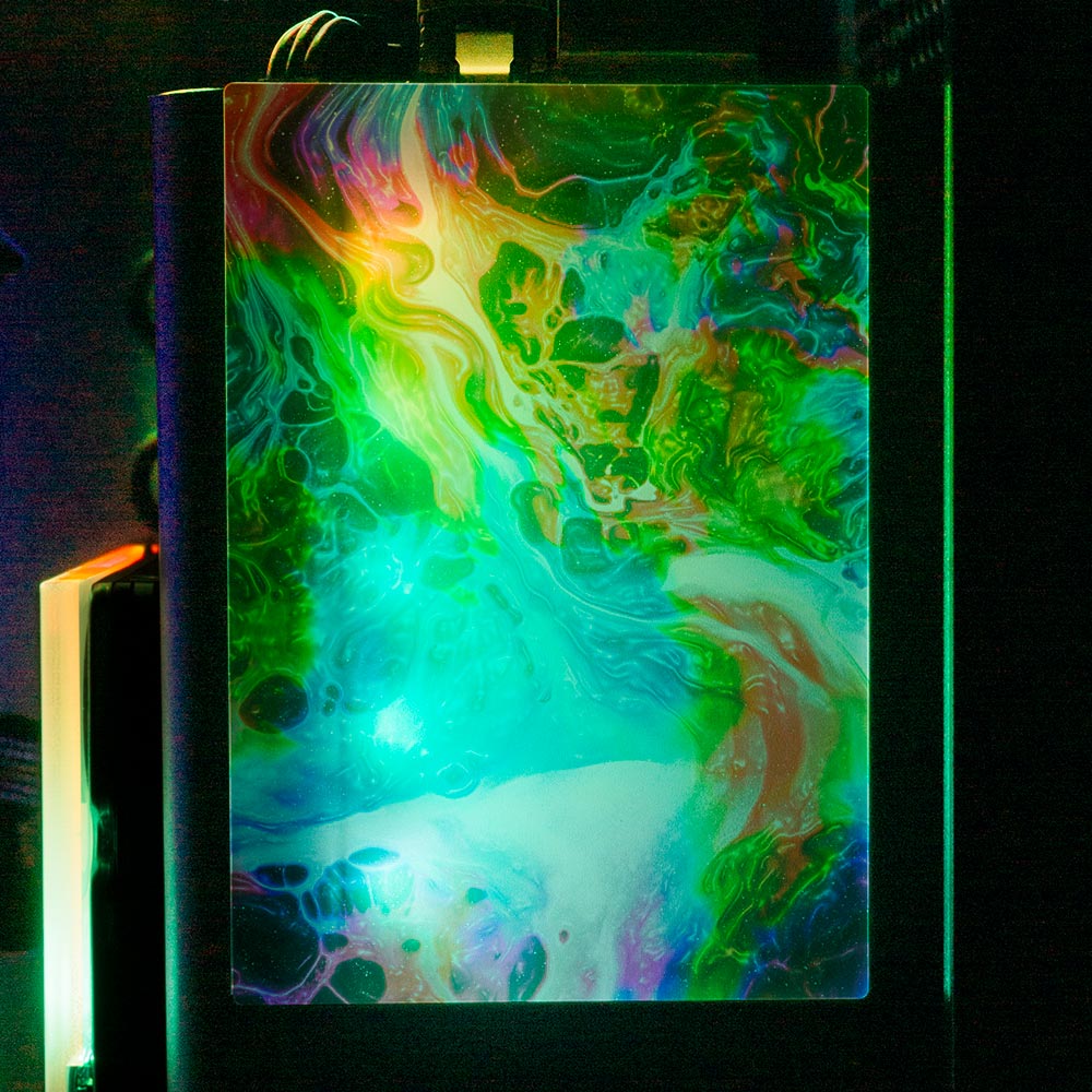 Kamikaze RGB SSD Cover Vertical - Geoglyser - V1Tech
