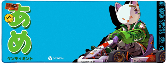 Kitty Mint Magazine Large Mouse Pad - Wamza - V1Tech