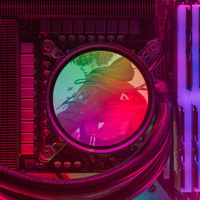 Learning to Let Go AIO Cover for DeepCool Castle 240EX 280EX 360EX Addressable RGB