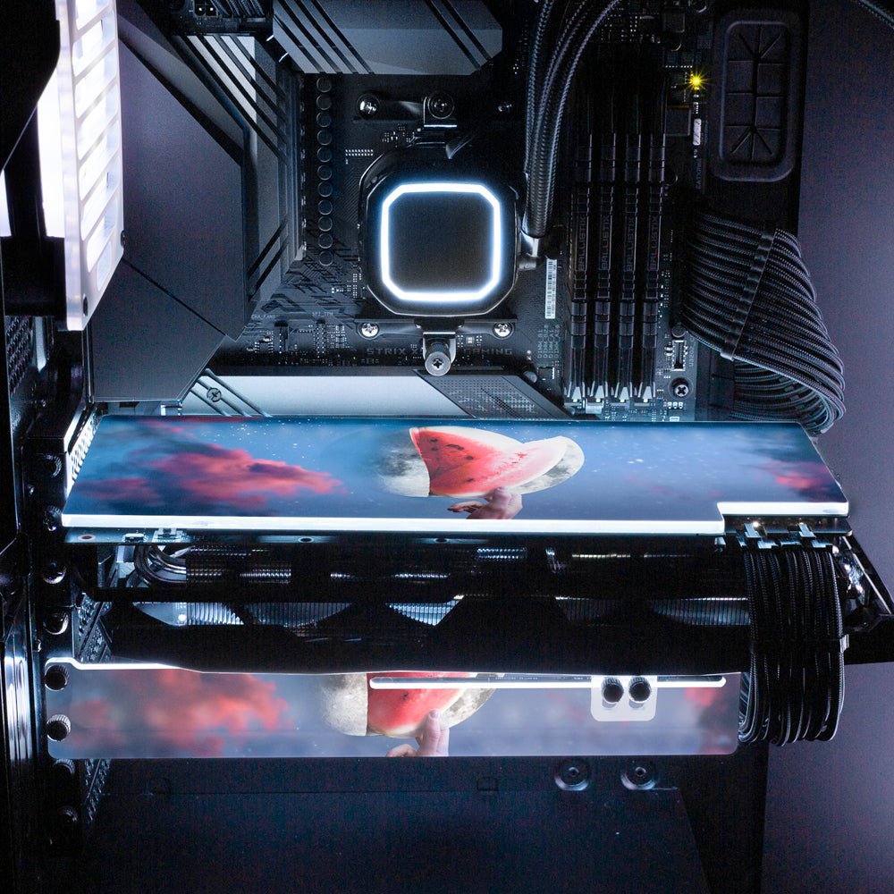 Let's Try the Moonmelon RGB GPU Backplate - Perphotal - V1Tech