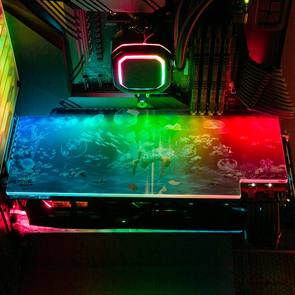 Levitate RGB GPU Backplate - Ismaeel Shaikh - V1Tech
