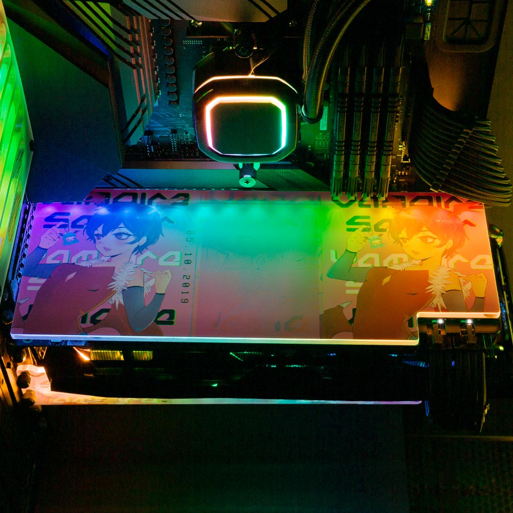 Lilith RGB GPU Backplate - YacilArt - V1Tech