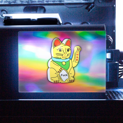 Lucky Cat RGB SSD Cover Horizontal