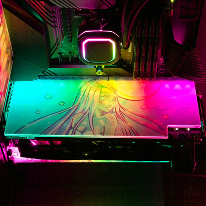 Magical Night RGB GPU Backplate - Piumeli - V1Tech