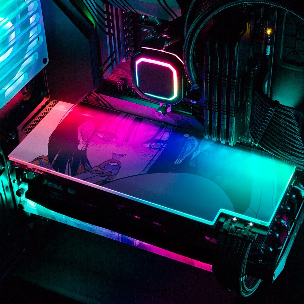 Makeup Touch-Up RGB GPU Backplate - Annicelric - V1Tech