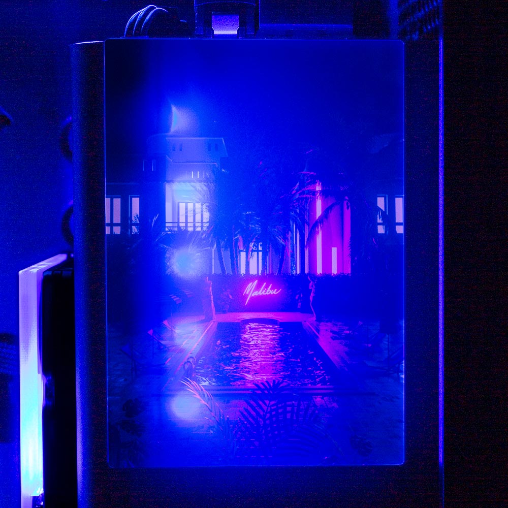 Malibu Swim RGB SSD Cover Vertical - Skie Graphic Studio - V1Tech