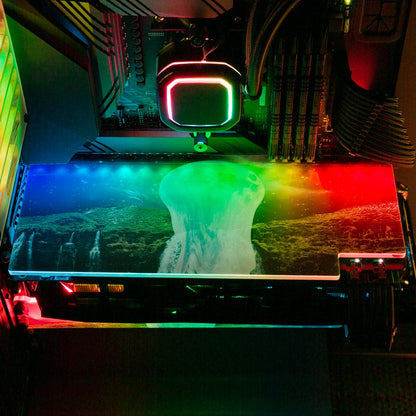 Moonfall RGB GPU Backplate - Cajuca Art - V1Tech