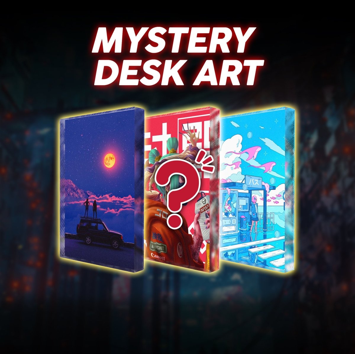 Mystery Desk Art - V1 Tech - V1 Tech