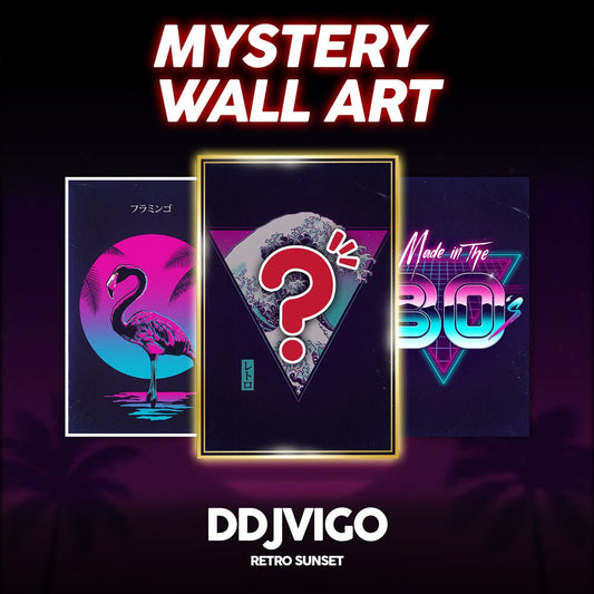 Mystery Wall Art - Ddjvigo - Retro Sunset Collection - Ddjvigo - V1 Tech