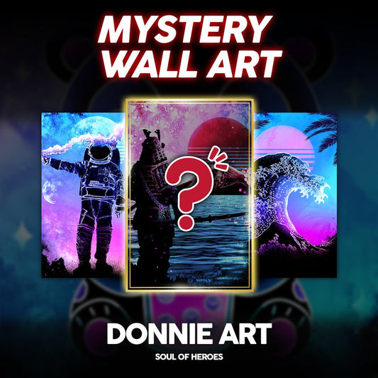 Mystery Wall Art - Donnie Art - Soul of Heroes Collection - Donnie Art - V1 Tech