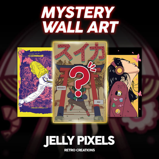 Mystery Wall Art - Jelly Pixels - Jelly Pixels - V1 Tech