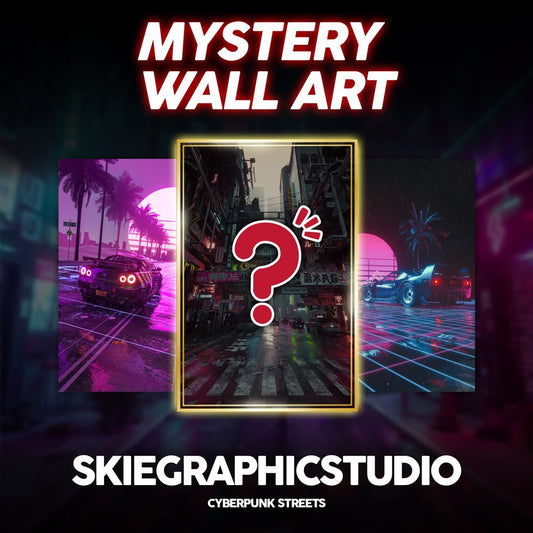 Mystery Wall Art - Skie Graphic Studio - Skie Graphic Studio - V1 Tech