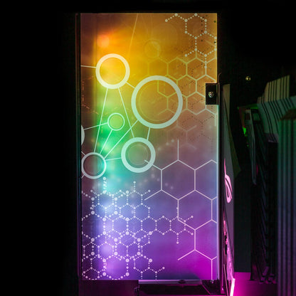 Nanotech Lian Li O11 and Dynamic and XL Rear Panel Plate Cover with ARGB LED Lighting - V1Tech