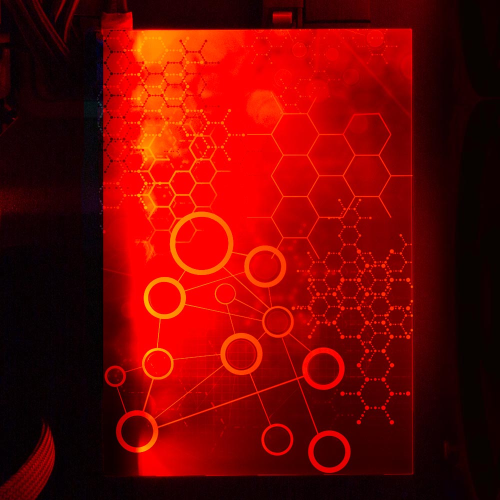 Nanotech RGB HDD Cover Vertical - V1Tech