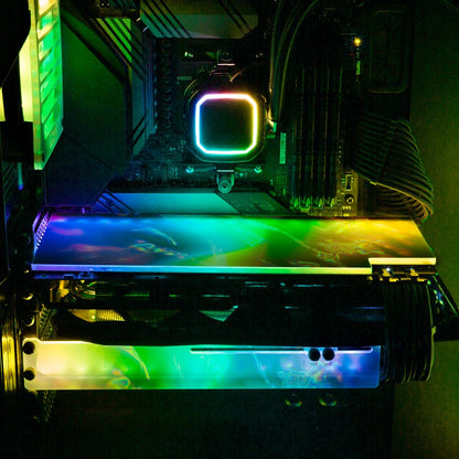Nebula RGB GPU Support Bracket - Guedda HM - V1Tech