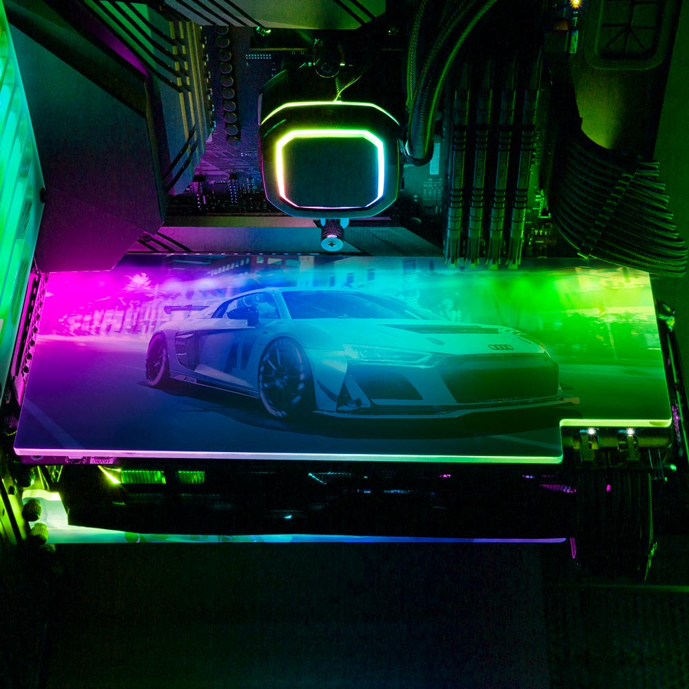 Night Cruise RGB GPU Backplate - Nogar007 - V1Tech