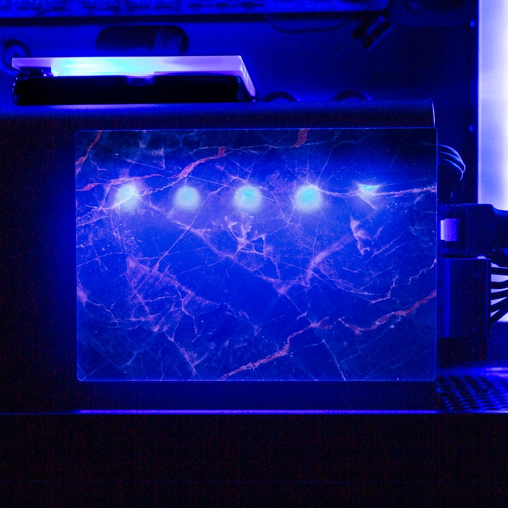 Night Marble RGB SSD Cover Horizontal - V1Tech