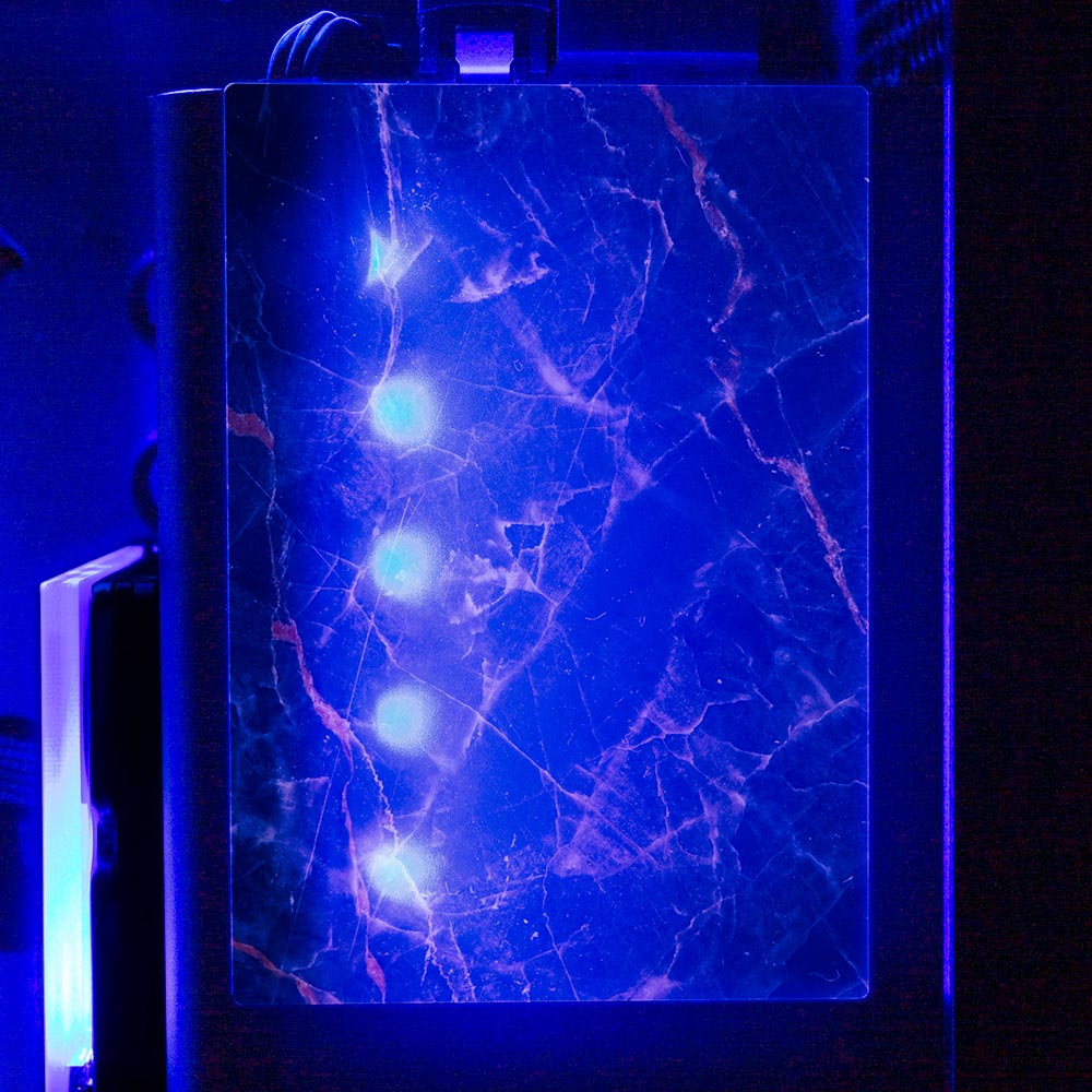 Night Marble RGB SSD Cover Vertical - V1Tech