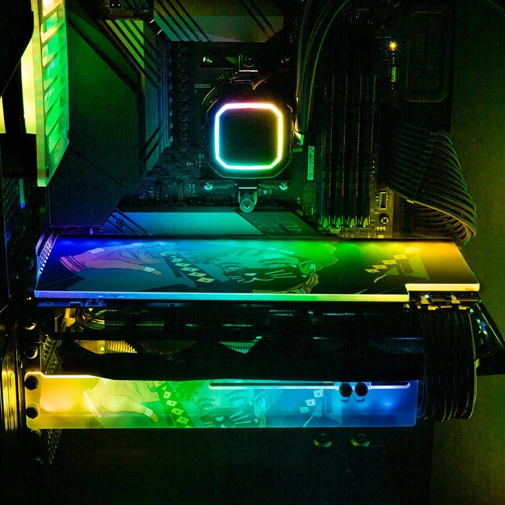 Ninja Boy RGB GPU Support Bracket - Annicelric - V1Tech