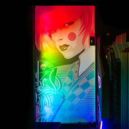 Noodles Geisha Lian Li O11 and Dynamic and XL Rear Panel Plate Cover with ARGB LED Lighting - HeyMoonly - V1Tech