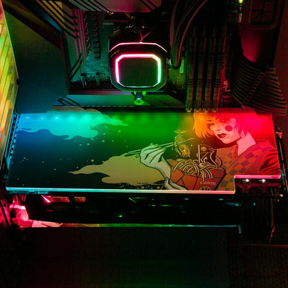 Noodles Geisha RGB GPU Backplate - HeyMoonly - V1Tech