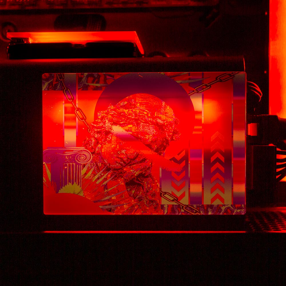 Orange Soda RGB SSD Cover Horizontal - Tankuss - V1Tech