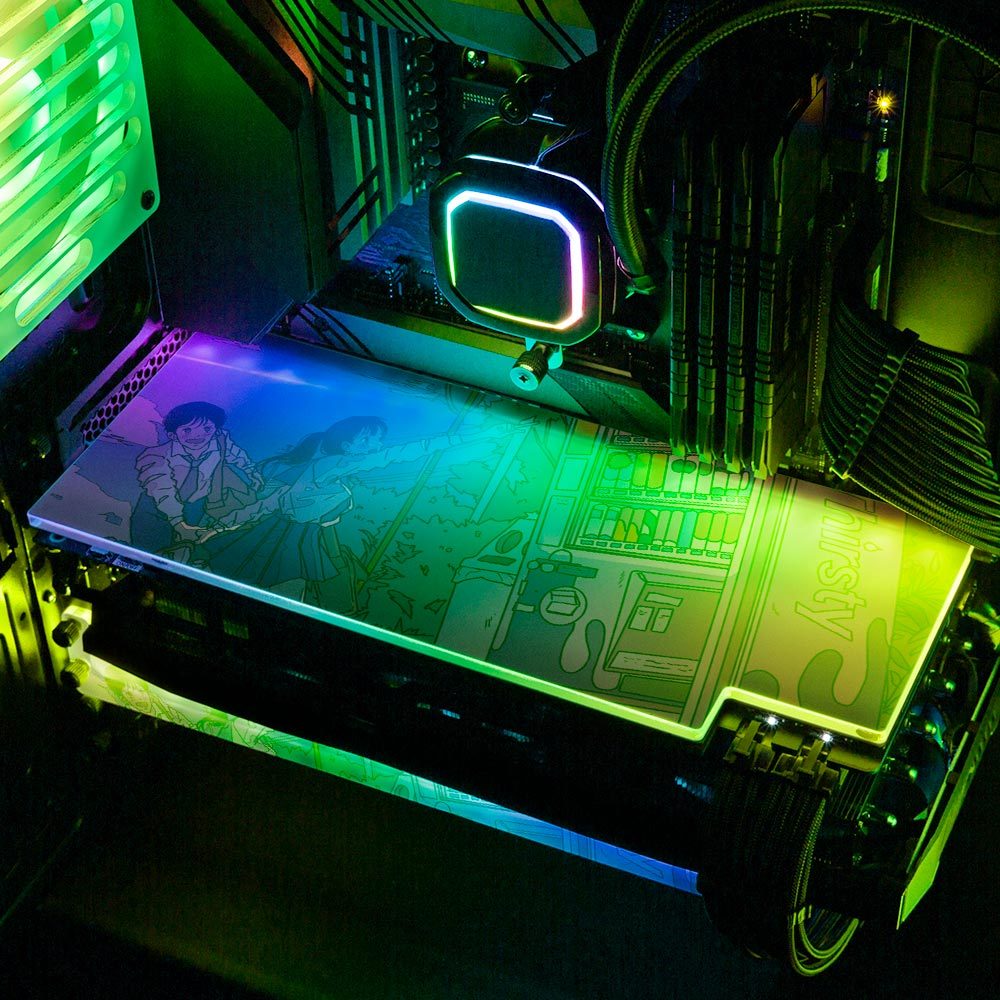 Annicelric - 'Our Favorite Spot'  Custom RGB GPU Backplate by V1