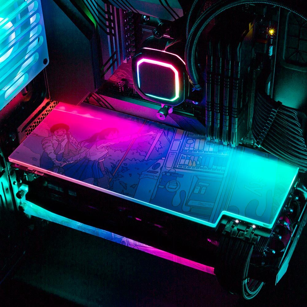 Annicelric - 'Our Favorite Spot'  Custom RGB GPU Backplate by V1