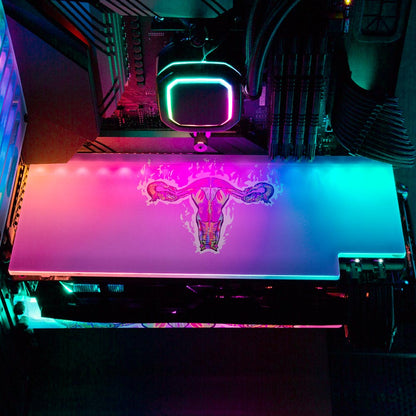 Ovariesdrome RGB GPU Backplate - Technodrome1 - V1Tech