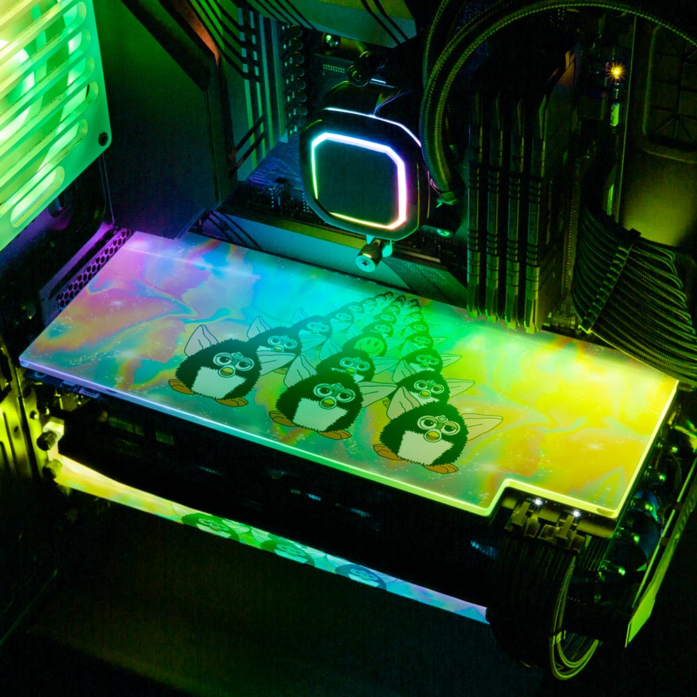 Party Vibes RGB GPU Backplate - Javilostcontrol - V1Tech