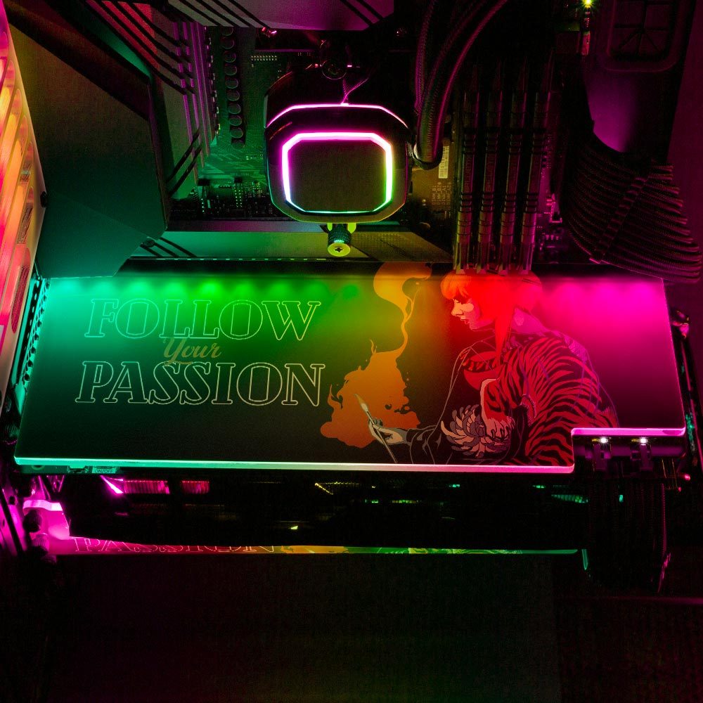Passion Geisha RGB GPU Backplate - HeyMoonly - V1Tech