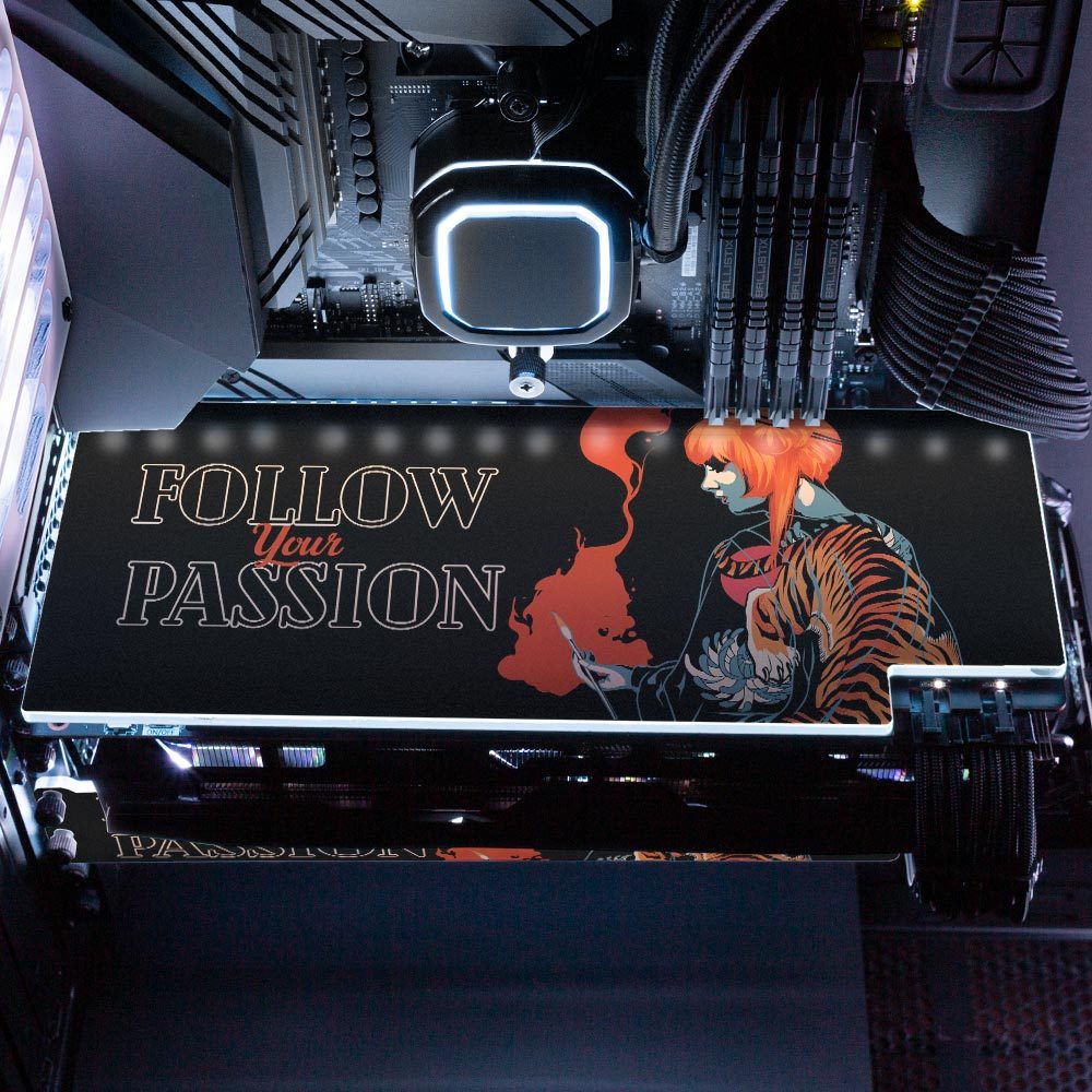 Passion Geisha RGB GPU Backplate - HeyMoonly - V1Tech