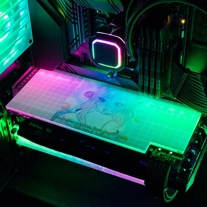 Pastel Aesthetic RGB GPU Backplate - YacilArt - V1Tech