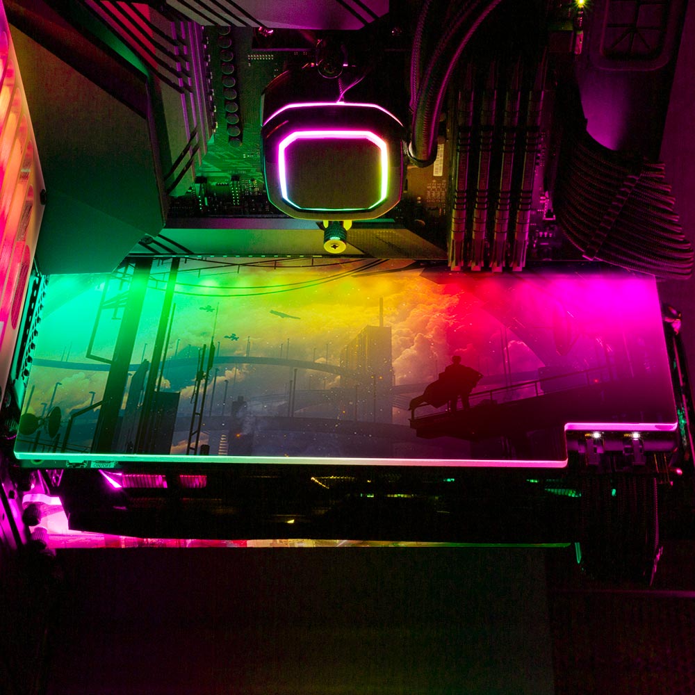 Peace Ground RGB GPU Backplate - Dan Giuz - V1Tech