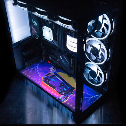 Pex Legends Lian Li O11 Dynamic and XL Bottom Panel Plate Cover with ARGB LED Lighting - Devil May Create - V1Tech