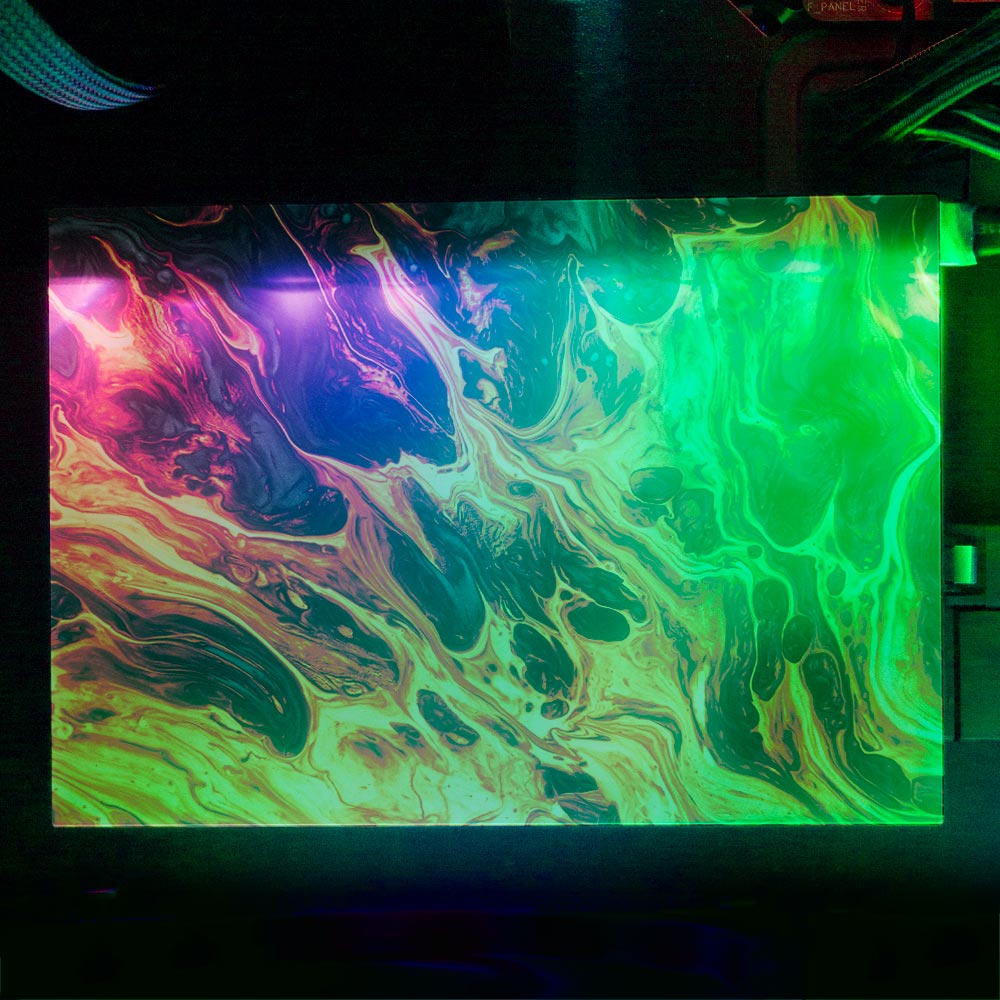 Phoenix RGB HDD Cover Horizontal - Geoglyser - V1Tech