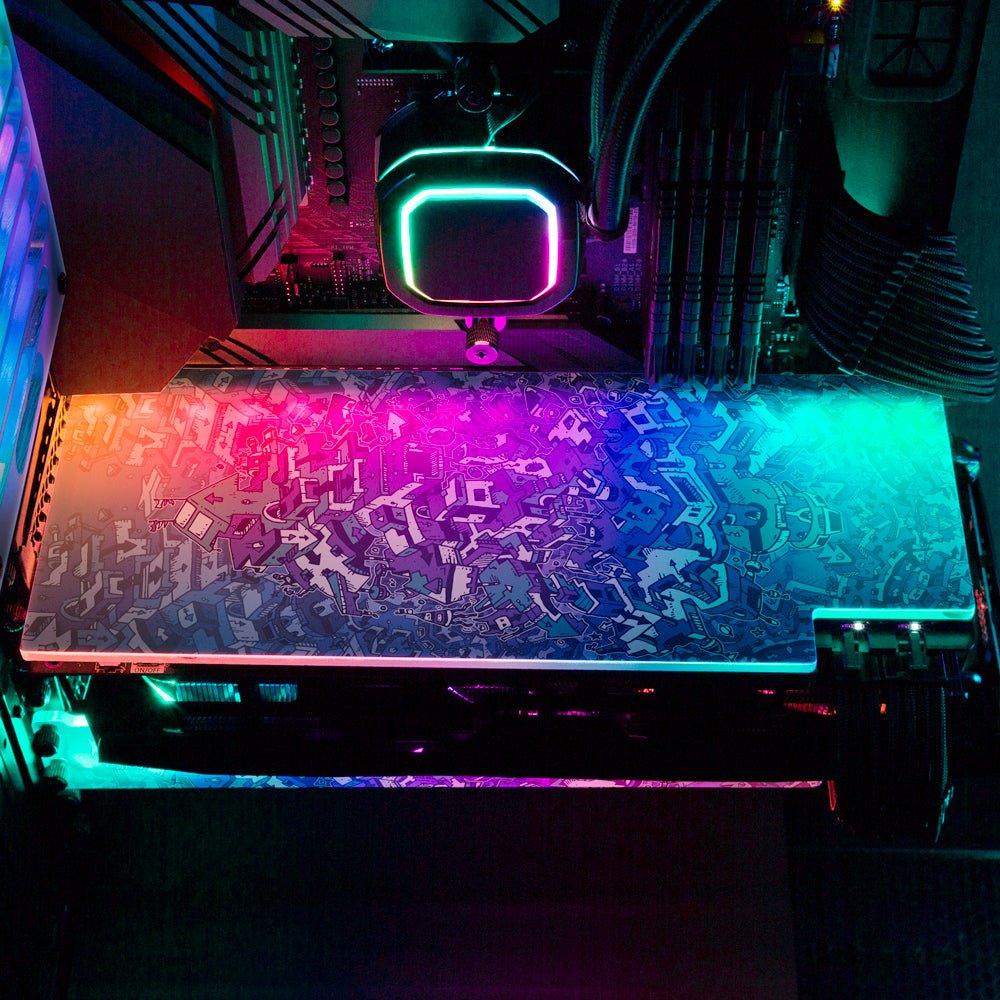 Portalus RGB GPU Backplate - Dune Haggar - V1Tech