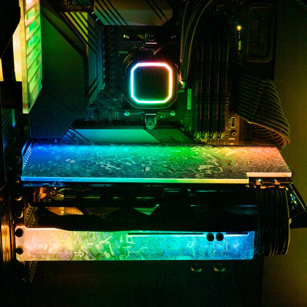 Portalus RGB GPU Backplate - Dune Haggar - V1Tech