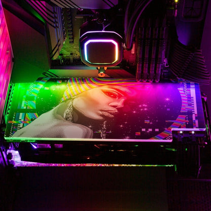 Pretty Thoughts RGB GPU Backplate - Tankuss - V1Tech