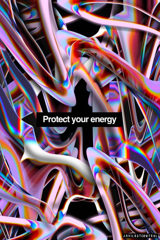 Protect Your Energy Plexi Glass Wall Art - Javilostcontrol - V1Tech