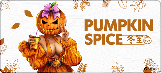Pumpkin Girl X-Large Mouse Pad - Dominic Glover - V1 Tech