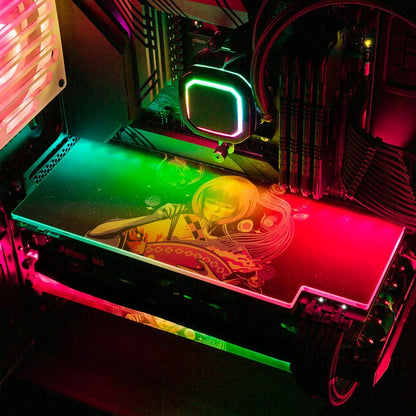 Ramen Geisha RGB GPU Backplate - HeyMoonly - V1Tech