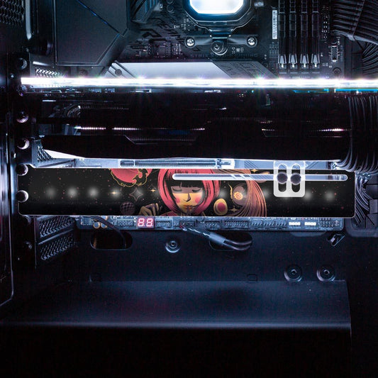 Ramen Geisha RGB GPU Support Bracket - HeyMoonly - V1Tech