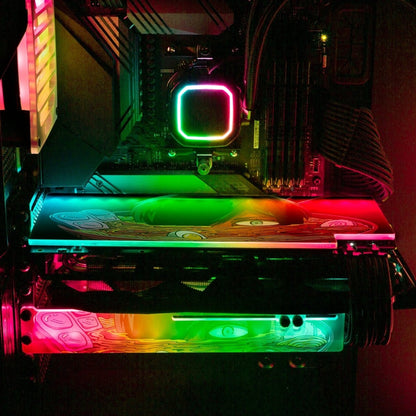 Ramen Goryo RGB GPU Support Bracket - Vincent Trinidad Art - V1Tech