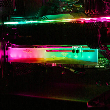 Rebirth RGB GPU Support Bracket - Spectacular.way - V1Tech